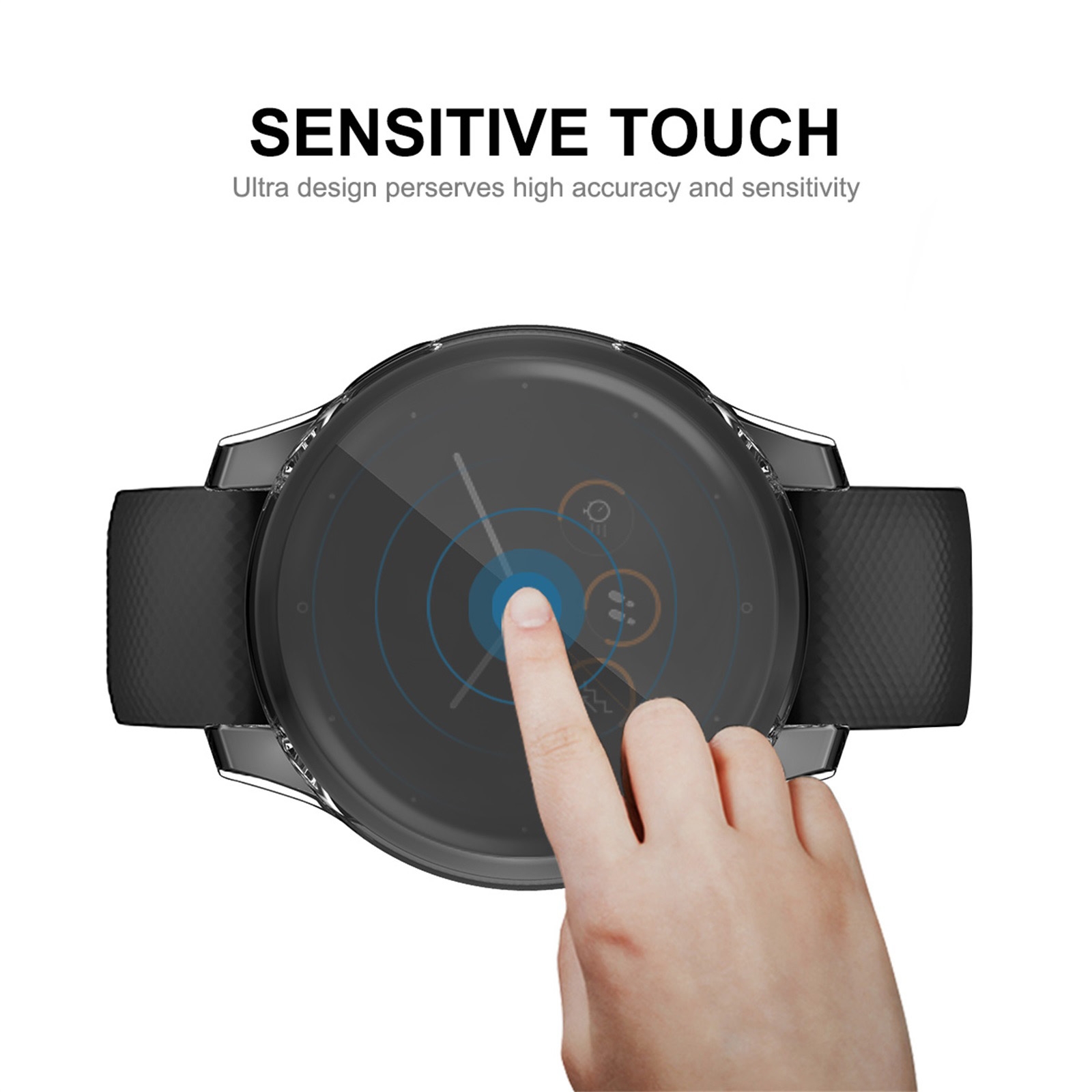 For Garmin Venu 2S 40mm / Vivoactive 4S 40mm ENKAY Hat-Prince Full Coverage Transparent TPU Soft Case. 