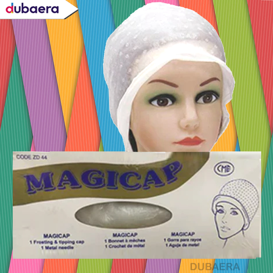 Magicap Reusable Highlighting Frosting Tipping Cap Hair Coloring. 
