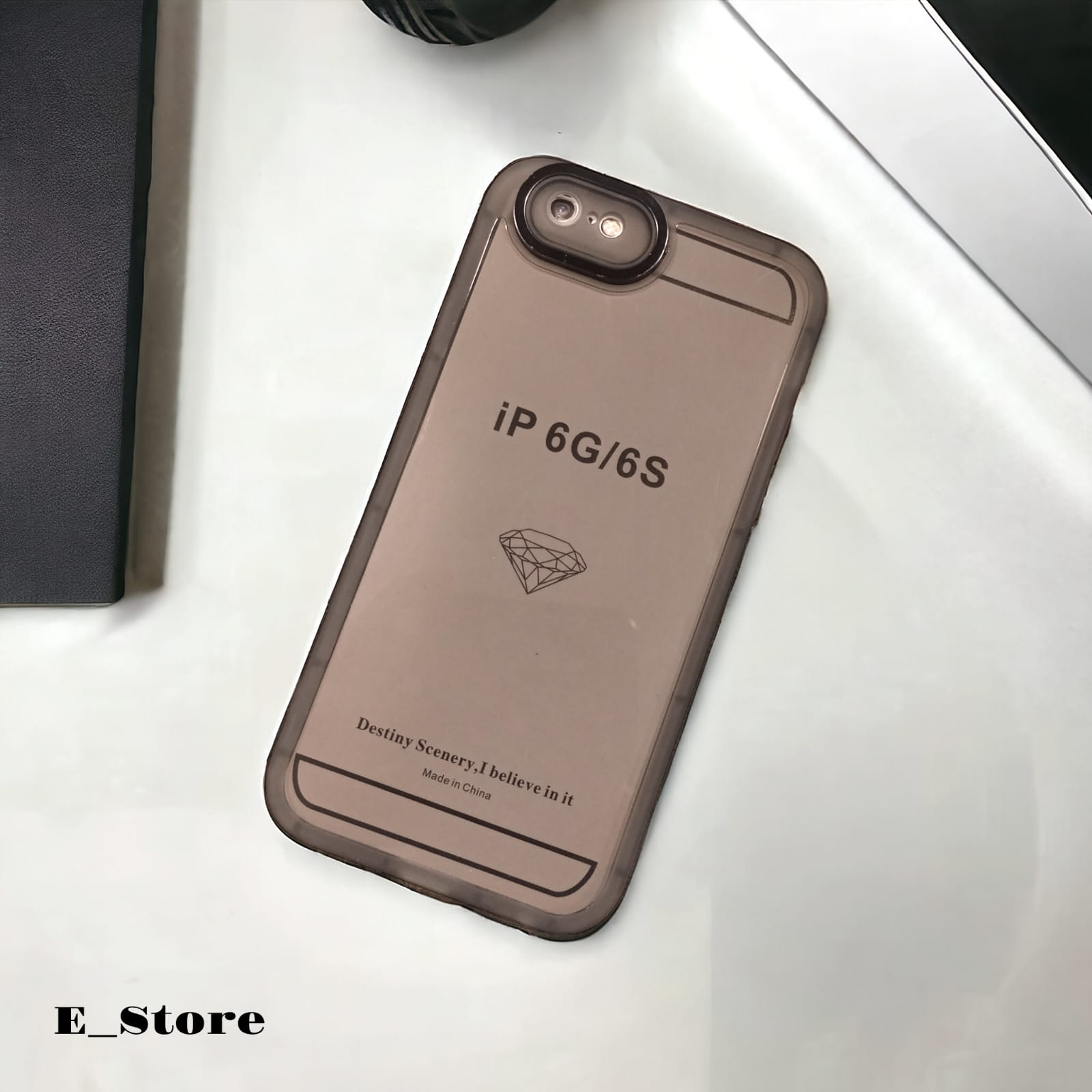 For Apple iPhone 6 / Apple iPhone 6s Matte Transparent  Premium TPU Case Mobile Back Cover Casing-ELF. 