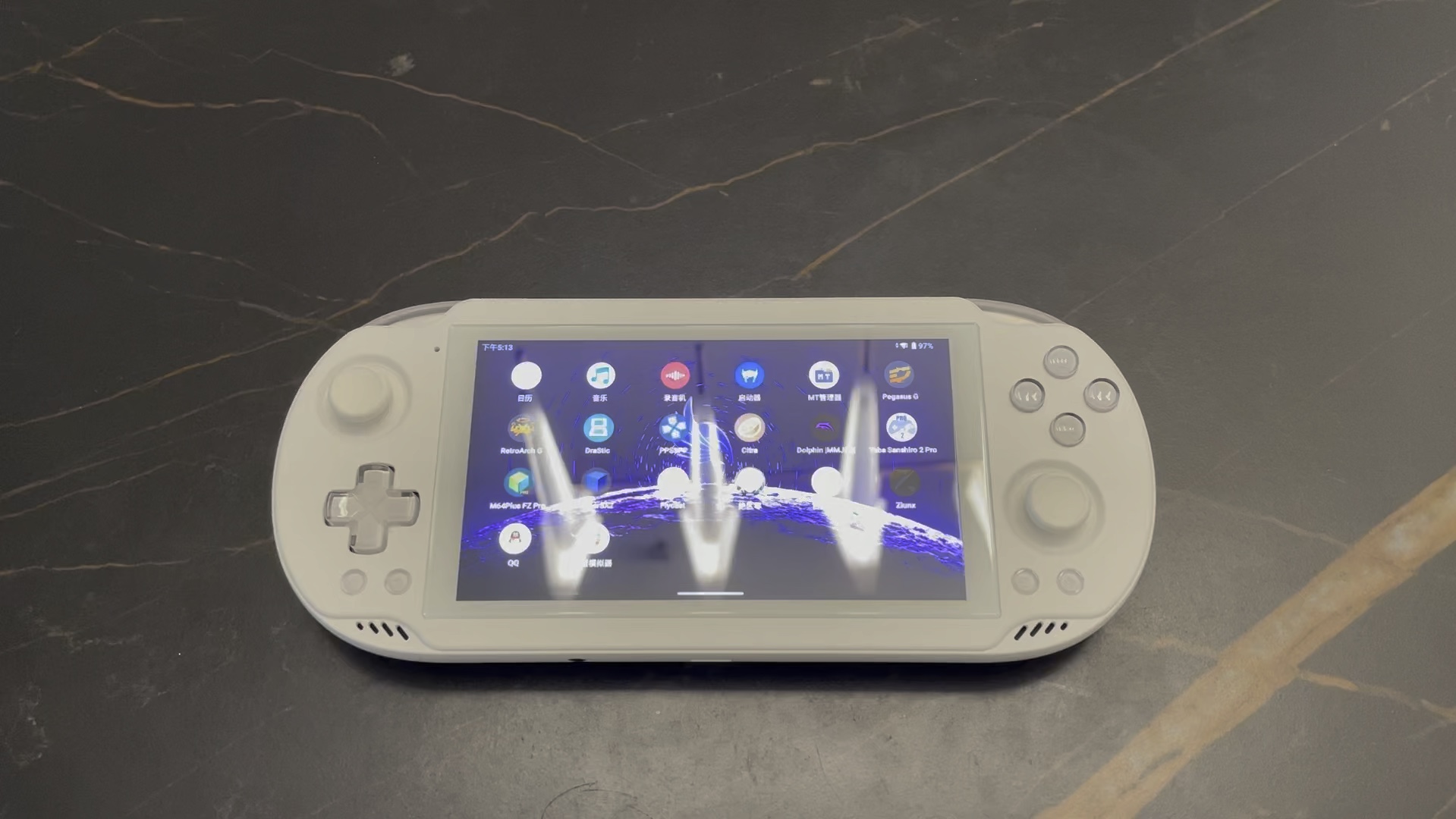 AYN Odin 2 Mini handheld game console with Snapdragon 8 Gen 2. 