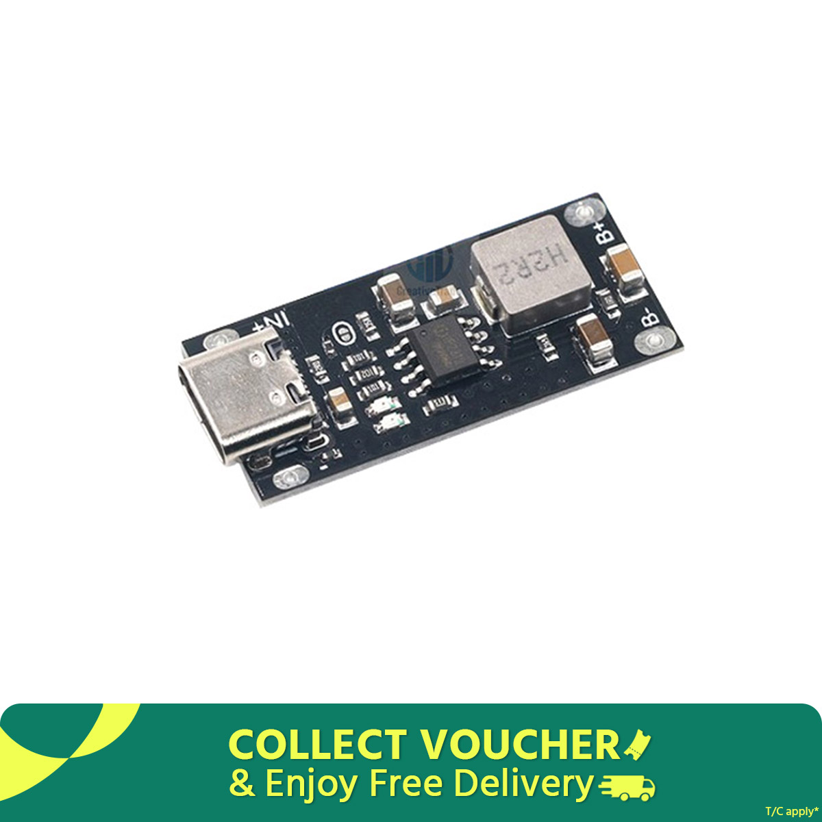Usb Type C IP-2312 Polymer Ternary Lithium Battery Quick Fast Charging Board Charger Module Smart Home Replace