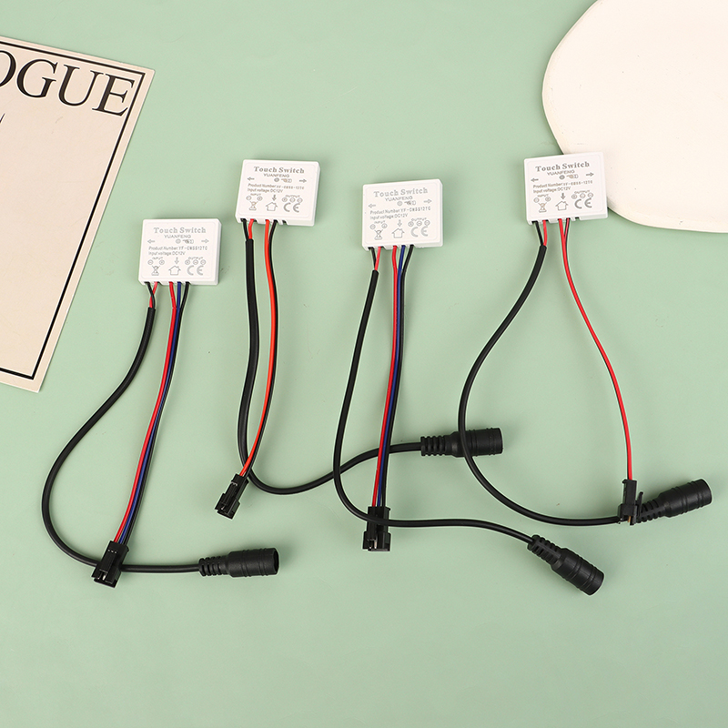 Touch Sensor Switch 12V 1/3A 24/36W LED Smart Single Key Mirror Light Switch Touch Dimmer Switch For Bathroom Mirror. 