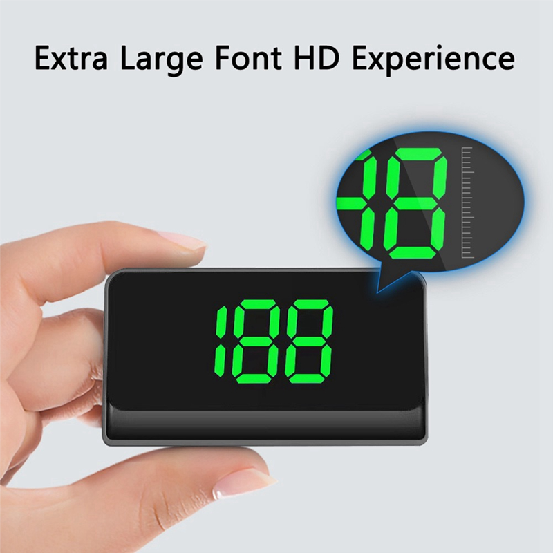 V9 Car -Up Display HUD Speedometer Display Windshield Projector /MPH Automotive General Electronic Replacement Accessories B. 
