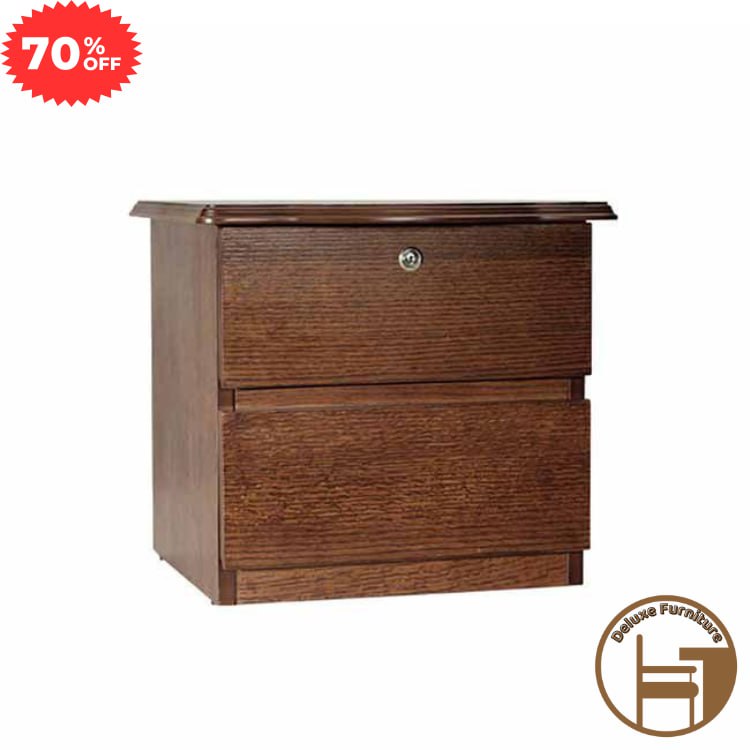 Lavish indulgent - Bed Side Table | Best Quality Laminated Board | Colour - Antique | Unique Design - Deluxe Furniture - Easy To maintain
