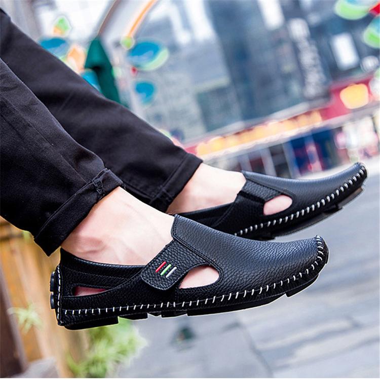 office leather trainers