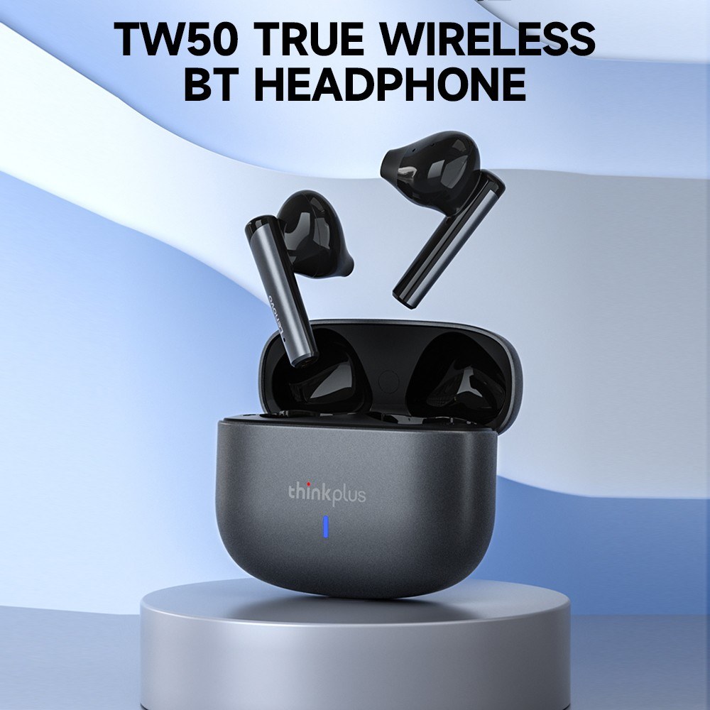 Lenovo TW50 Wireless Headphones BT5 grey