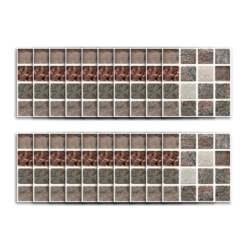 18 Pcs Self Adhesive Mosaic Tile Sticker Kitchen Backsplash