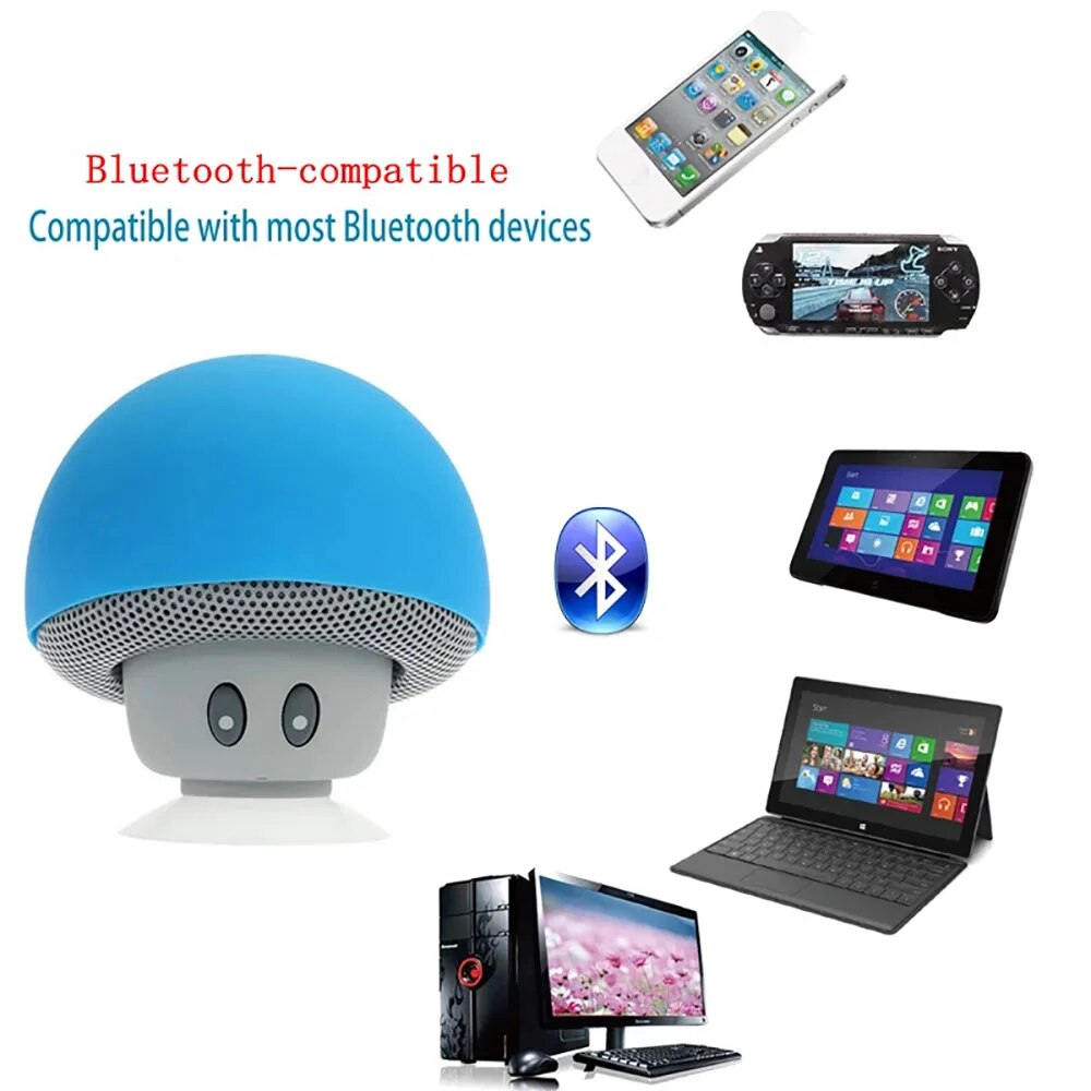 Mushroom Speaker Bluetooth Speaker Wireless Speaker Bluetooth 5.1 Subwoofer Loudspeaker Speaker For PC Computer Laptop Notebook. 