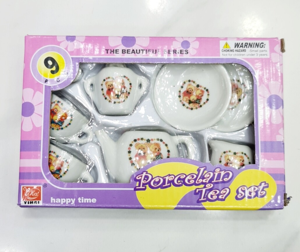 Mini Porcelain toy Tea Set for kids