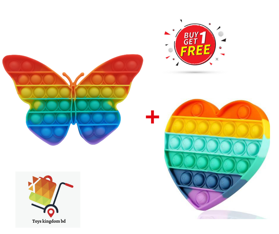 2Pcs Pop It Fidget Toy Buy 1 Take 1 