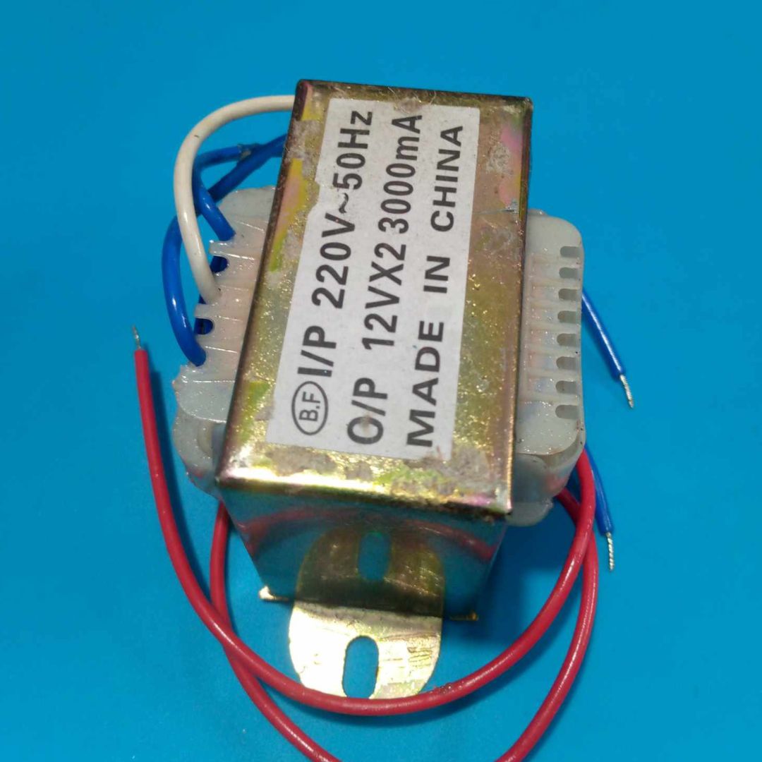 CHINESE 3Amp 12V Transformer 12V-0-12V 3000mA Input AC 220V 50Hz Output DC 12 Volt 3A Step Down Transformers For Power Supplies Adapters Electronics Project DIY - Multi Plug - Multi Plug. 