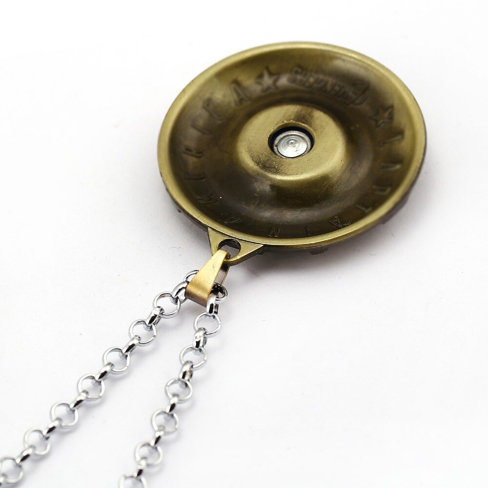 【VisioN Shop】4 colors Captain Necklace Rotatable Stainless Steel Necklaces Gift Accessories. 