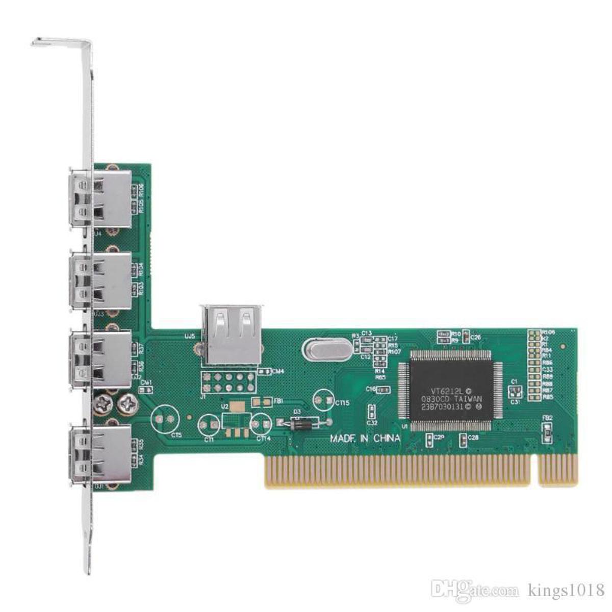USB 5 Port 2.0 PCI Card