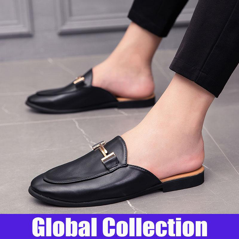 Plus Size NEW Men Half Loafers Slip on 