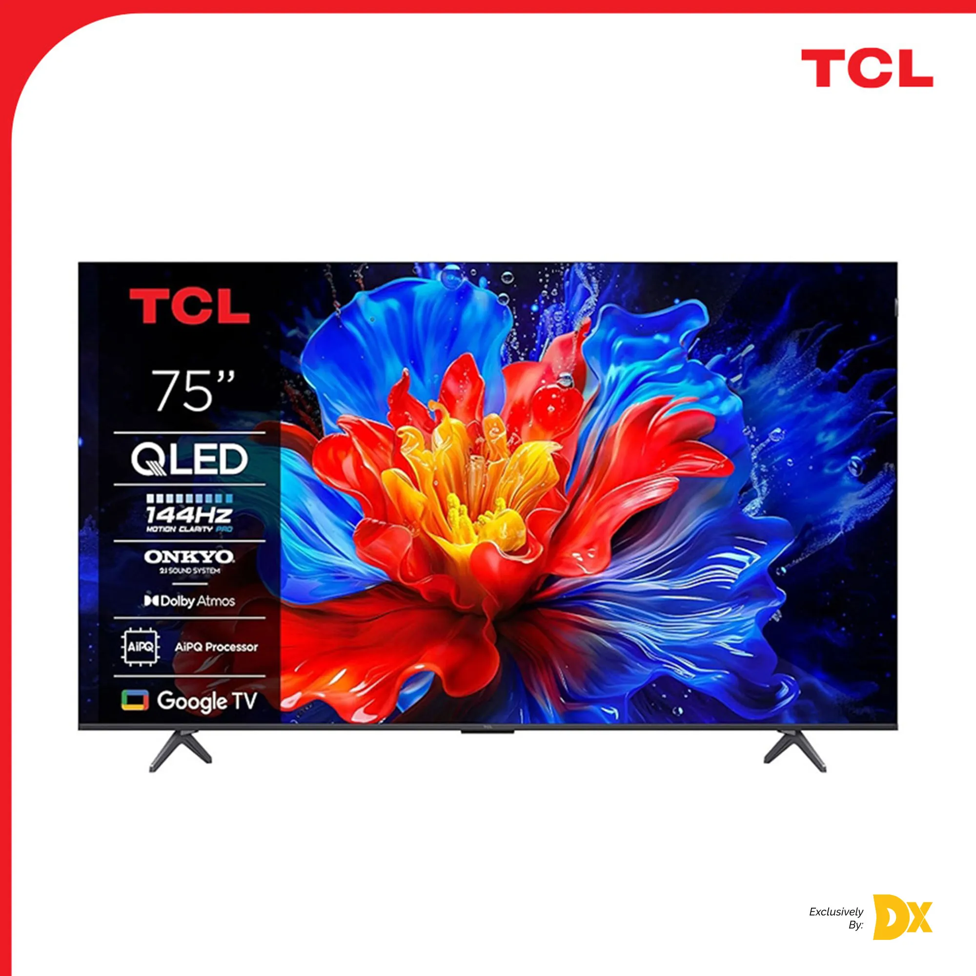 TCL 75P8K 75" 4K UHD QLED Smart Google TV With Free Delivery (Nationwide)
