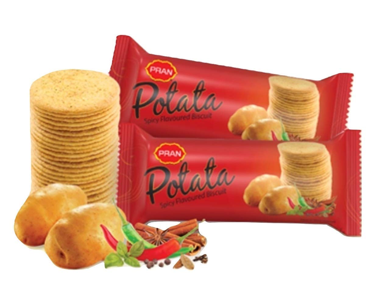 1 box Pran Potata Spicy Biscuit | Daraz.com.bd