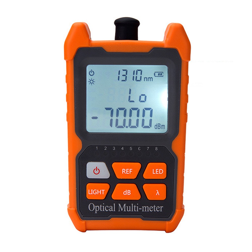 Mini Optical PowerMeter Portable Leds Lighting High Precise Network Fiber Optic Cable Tester Tools