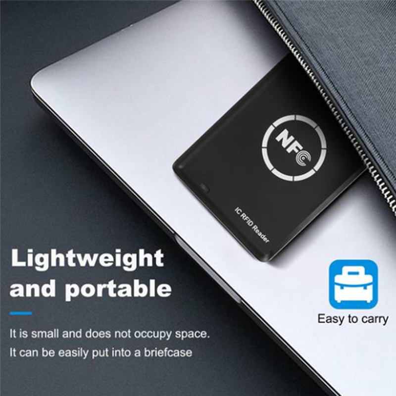 RFID NFC Copier Duplicator 13.56KHz Key Fob NFC Smart Card Reader Writer 13.56MHz Encrypted Programmer USB UID T5577 Accessories. 