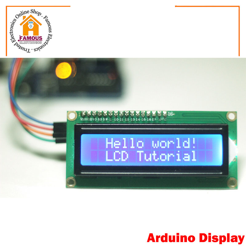1602A LCD Display 16x2 Line use for Arduino Uno R3 Mega PIC AVR Development Board. 