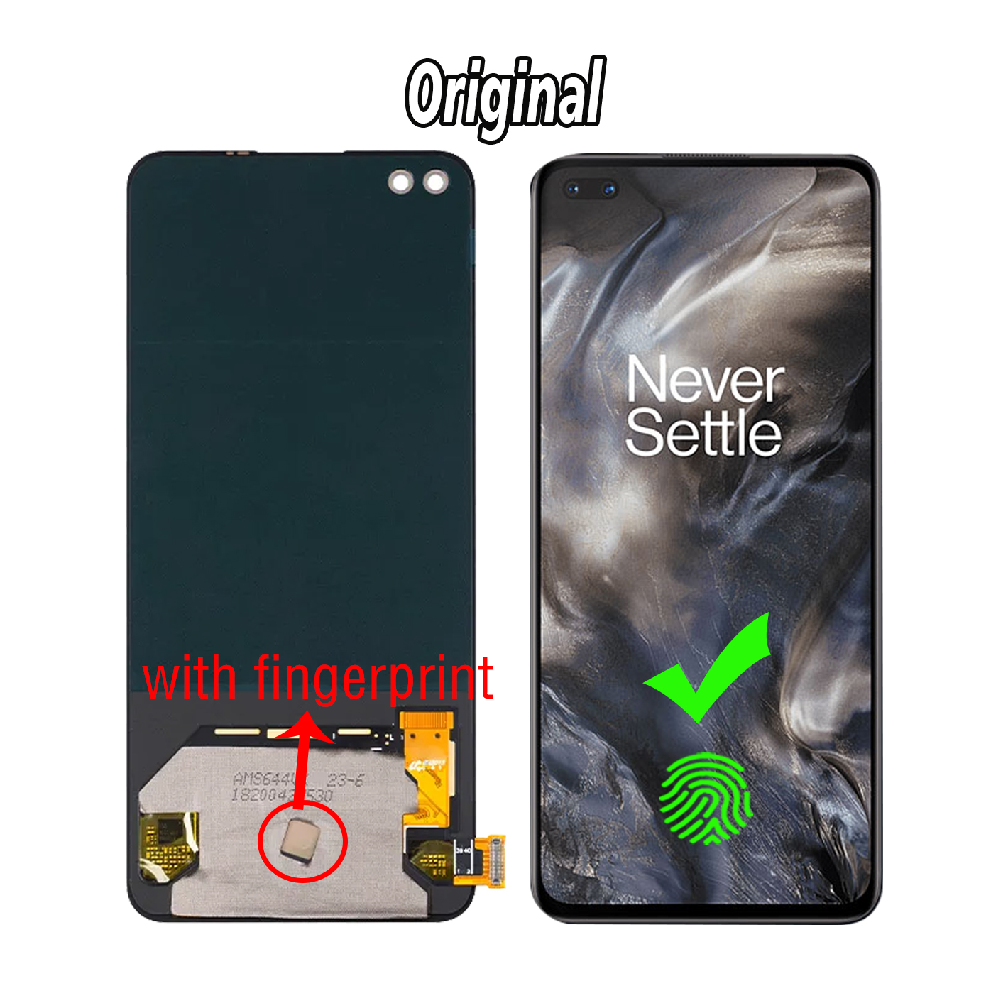 Lcd Original For OnePlus Nord 5G AC2001 AC2003 LCD Display Touch Screen Replacement Digitizer Screen Panel Assembly High quality. 