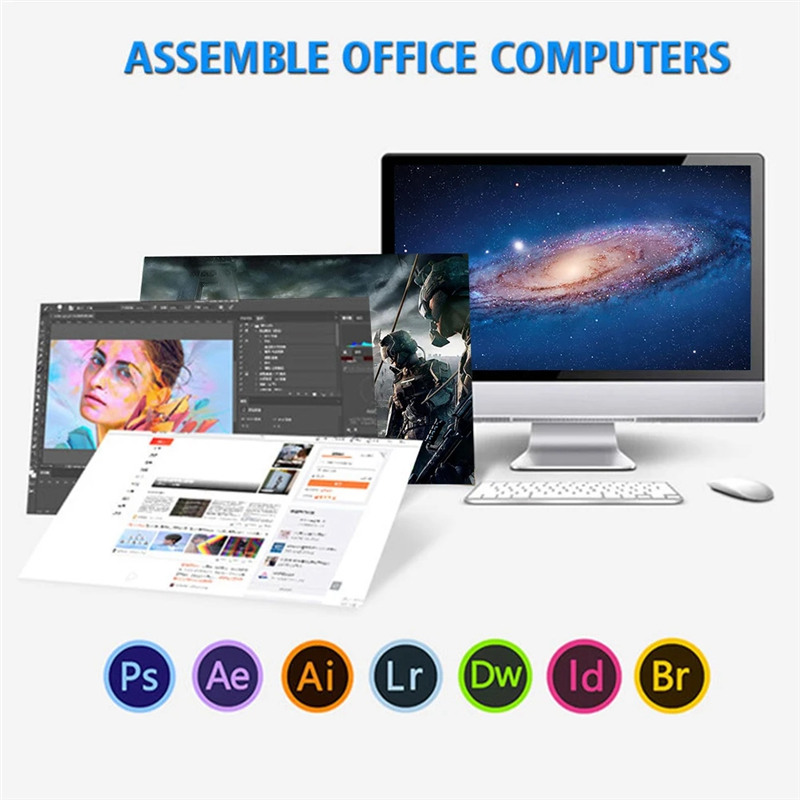 1 PCS H81 Computer Motherboard DDR3 16G LGA1150 PC Main Board Plastic VGA+-Compatible+RJ45 Port Support SATA 3.0 2.0 I3 I5 I7. 