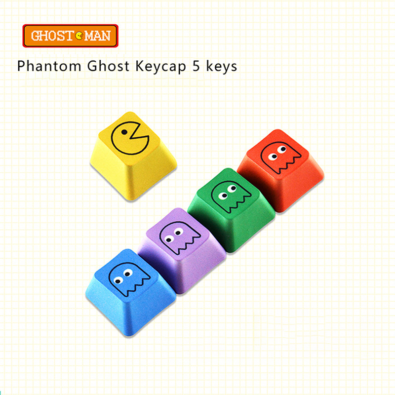 5pcs/Set Pbt Color Super Mario Keycap Personalized Supplement Mechanical Keyboard Keycap For Mechanical Gaming Keyboard Gamers Computer Cute Cartoon Switch Key Cap. 