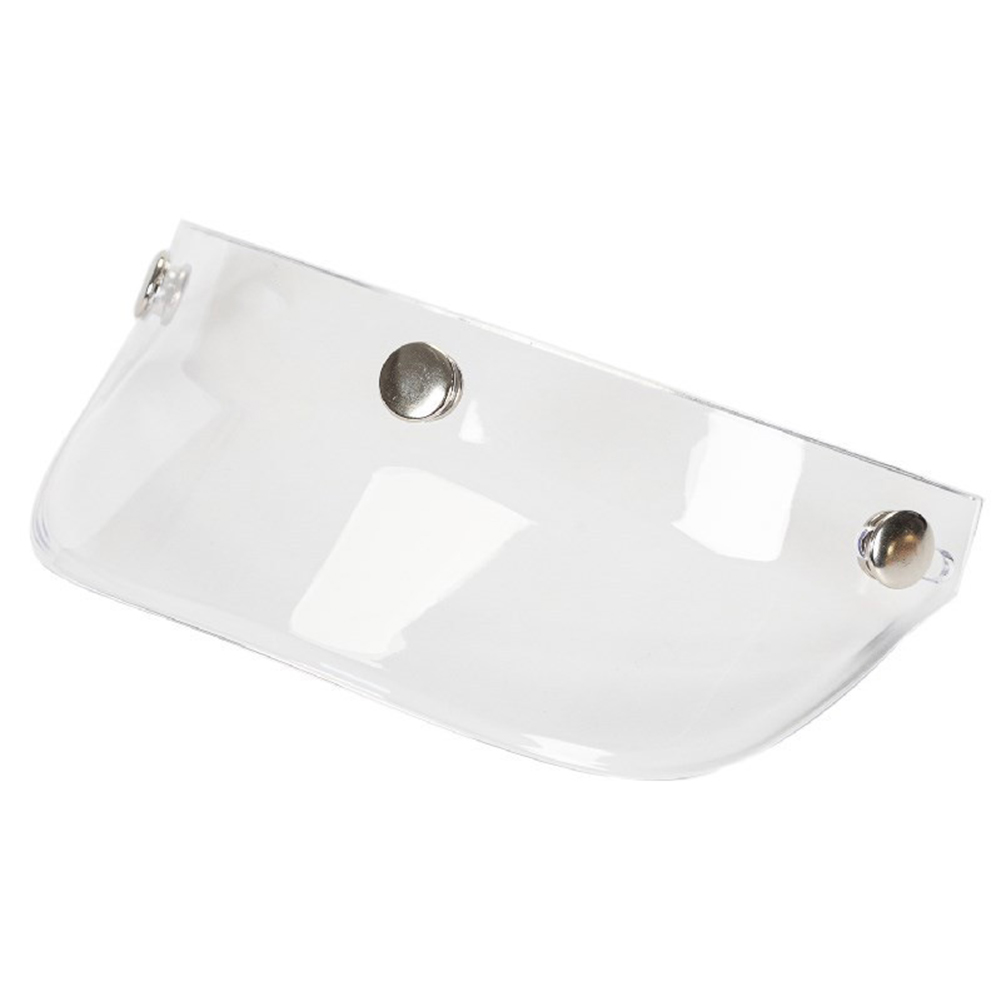 SL Motorcycle Helmet Sun Shade Protector 3 Snap-Button Retro Open Face Flip Up Down Shield Visor Modified Parts. 