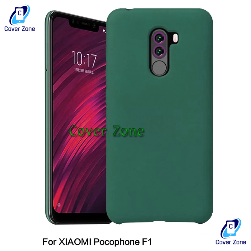 For Xiaomi Poco F1 / Pocophone F1 Case Macaron Color Liquid Silicone Shockproof Soft Case For Poco F1 Back Cover. 