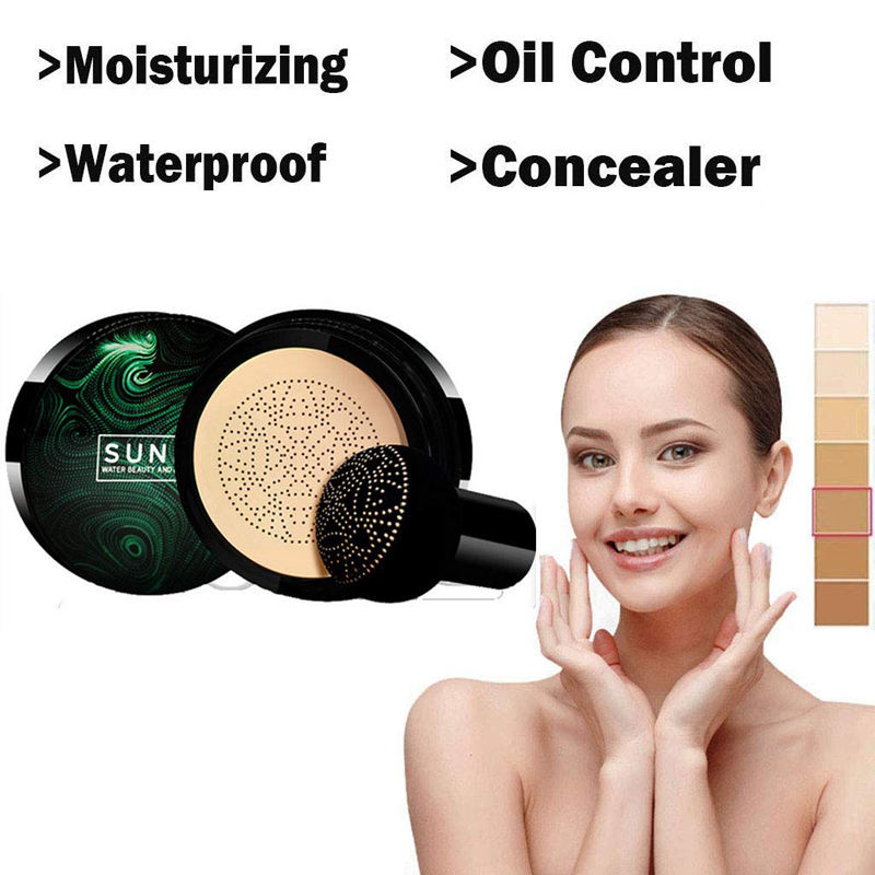 Sunisa Mushroom Head Cc Cream - Moisturizing Foundation. 