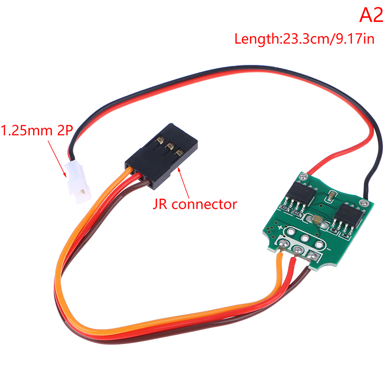 Micro 3A RC ESC DIY Brushed Motor Speed Controller Two Wire Brush Controller ESC Cuilei. 
