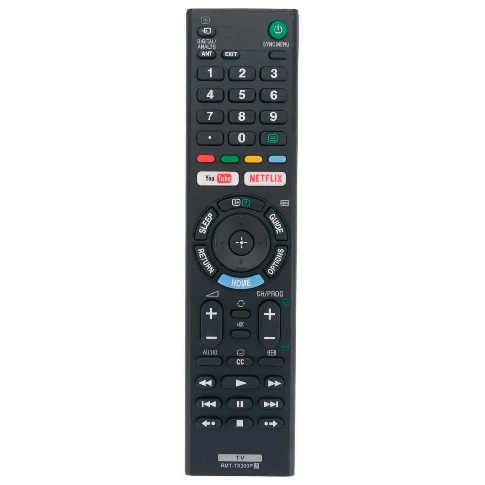 Orignal Sony Remote Compatible with Sony Bravia / Smart Tv Remote RMT-TX301P, RMT-TX202P, RMT-TX300P Remote (Your Old Remote Must be Exact Same). 
