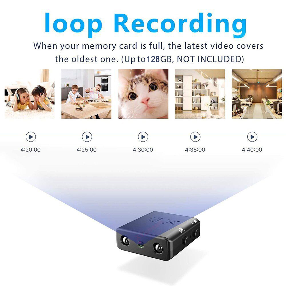Mini Camera XD IR-CUT Smallest Full HD 1080P Home Security Camcorder Infrared Night Vision Micro cam DV DVR Motion Detection. 