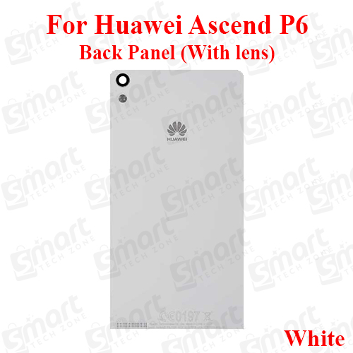 For Huawei P6 Back Panel/Backshell/ Casing + Camera lens With Logo-All Colors Available. 