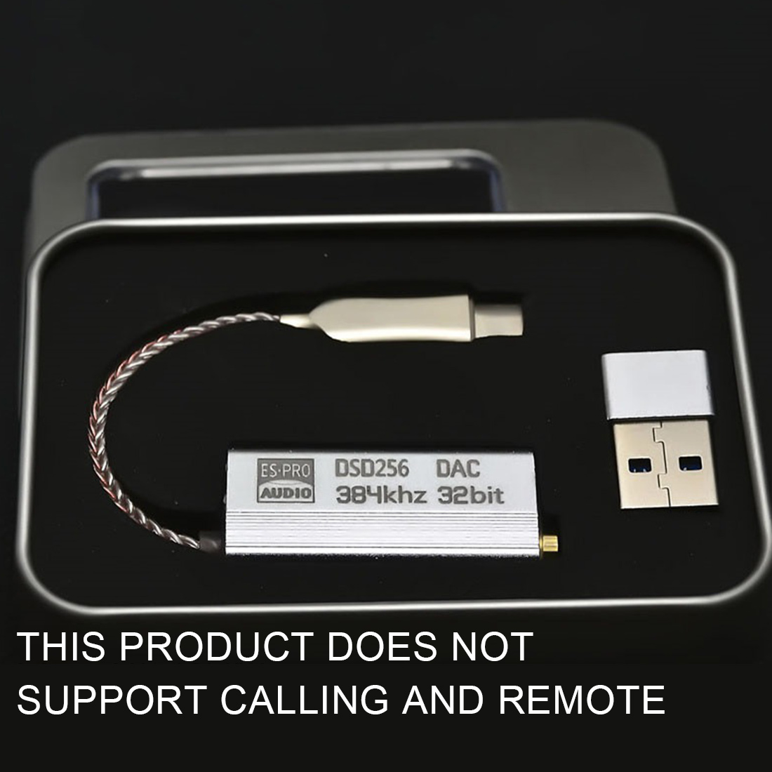 DAC ES9318 USB Type C Headphone Adapter HiFi Decoding AMP Adapter. 