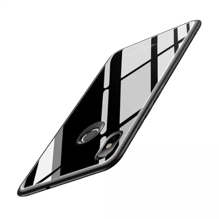 Xiaomi redmi note 6 pro এর জন্য গ্লাস কেস ব্যাক কভার (Back Case Cover For Smartphone). 