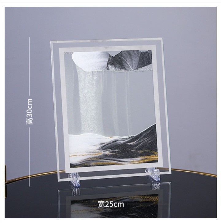 Creative glossy jewelry, table decorations for bed, hourglass, anti-stress, 3D (Made in china)