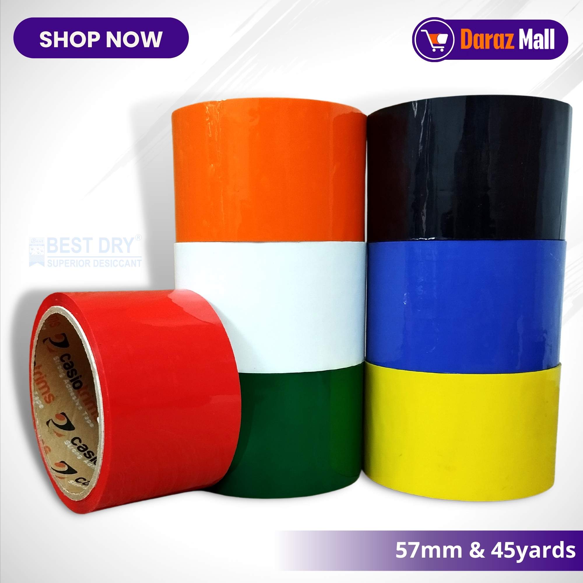 High Quality Gum Tape 57mm 45 yards strong adhesives tape