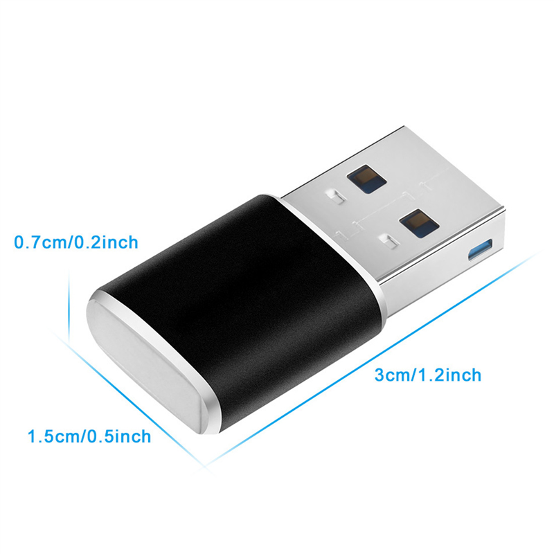 Aluminum Mini USB 3.0 Memory Card Reader Adapter for Micro-SD Card. 