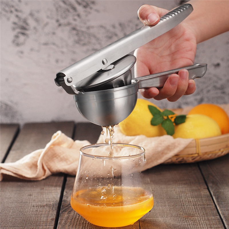 Lemon Juicer Stainless Steel Manual Lemon Squeezer Can Be Cleaned In The Dishwasher