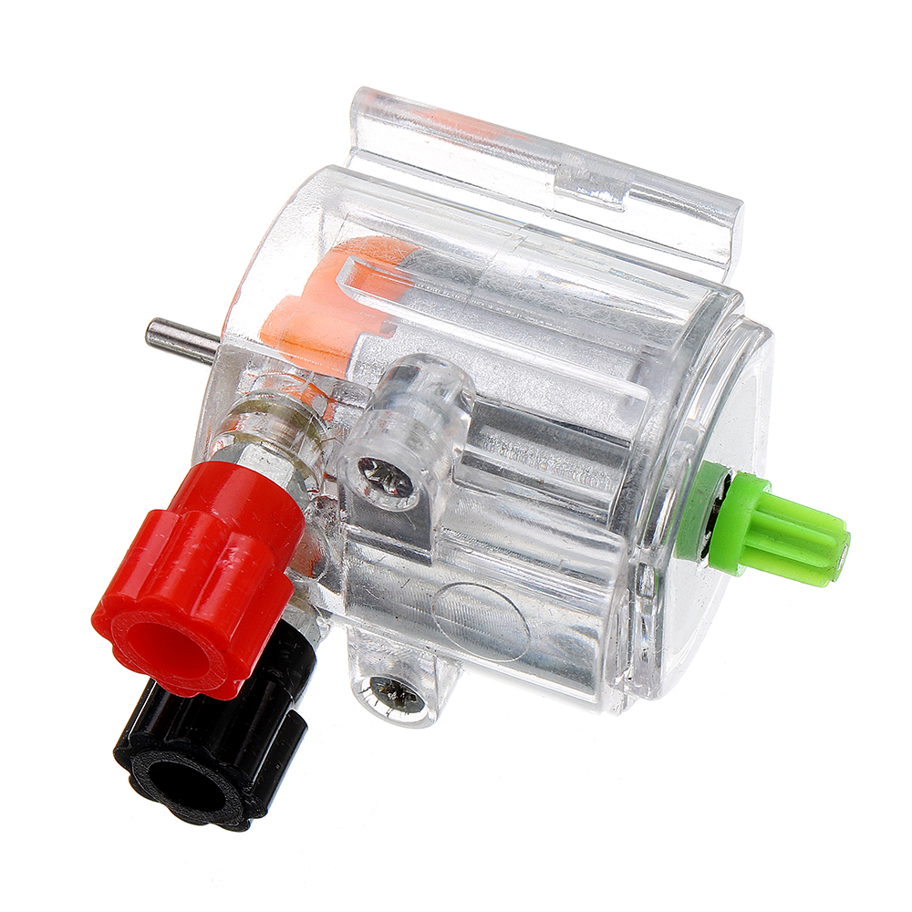 Fascinating Handheld Manual Electricity DC Crank Generator Mini Fan Science Experiment Model Kit. 