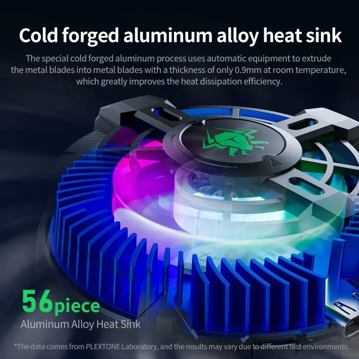 Plextone EX2 Pro RGB Magnetic Radiator Phone Cooler. 
