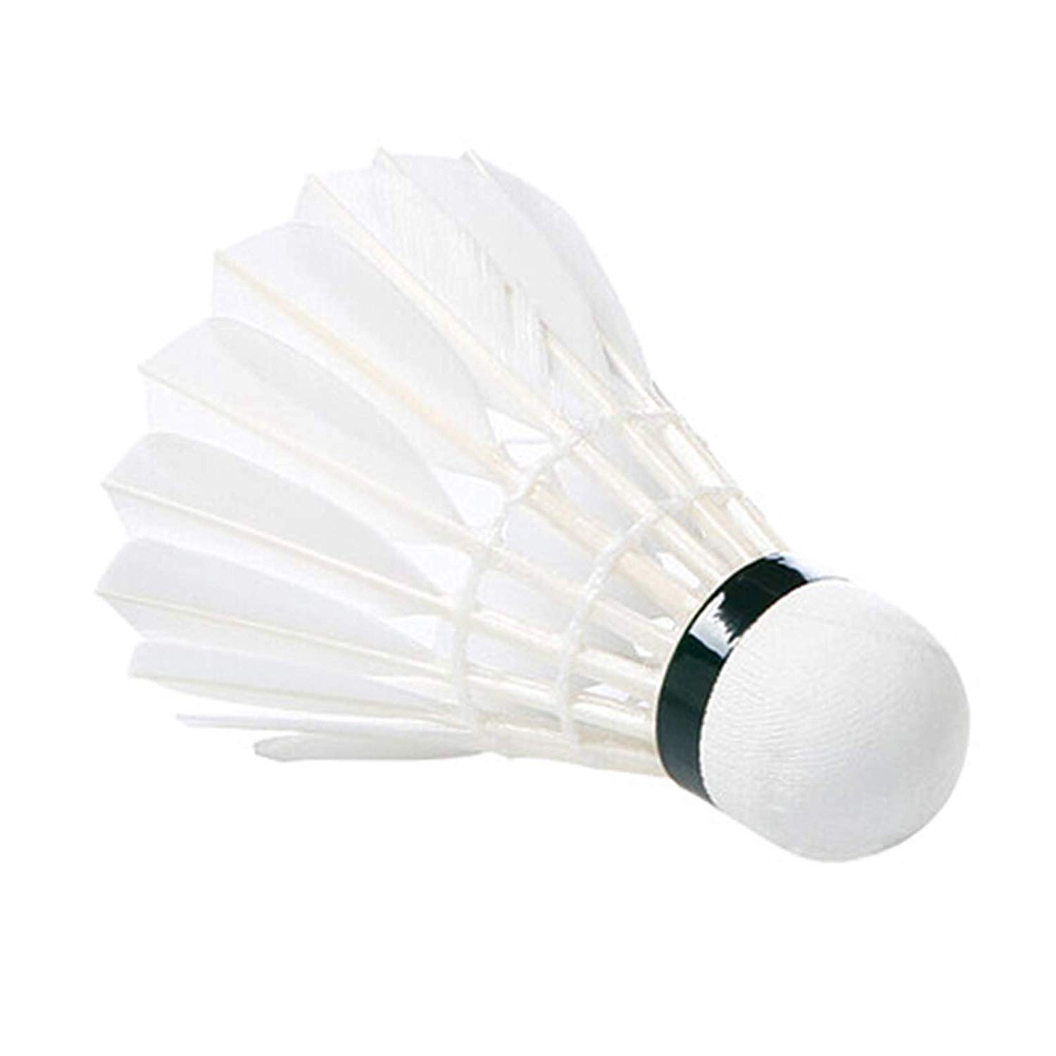 Shuttlecock Pack Of 1 Feather Shuttle Badminton Cork - High-Quality Feather Shuttlecock For Badminton. 