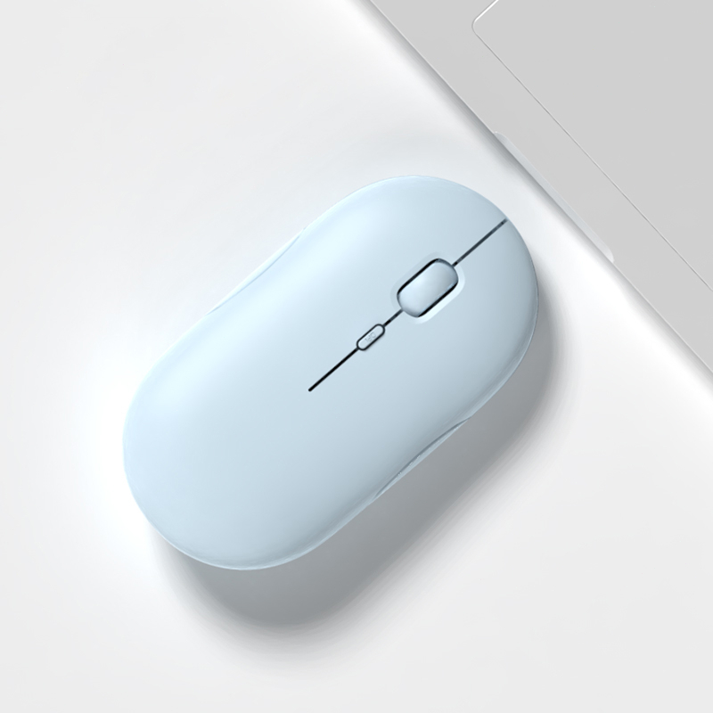 GOOJODOQ Mouse Wireless for laptop Bluetooth Rechargeable Silent Mouse for Tablet Phone Android. 