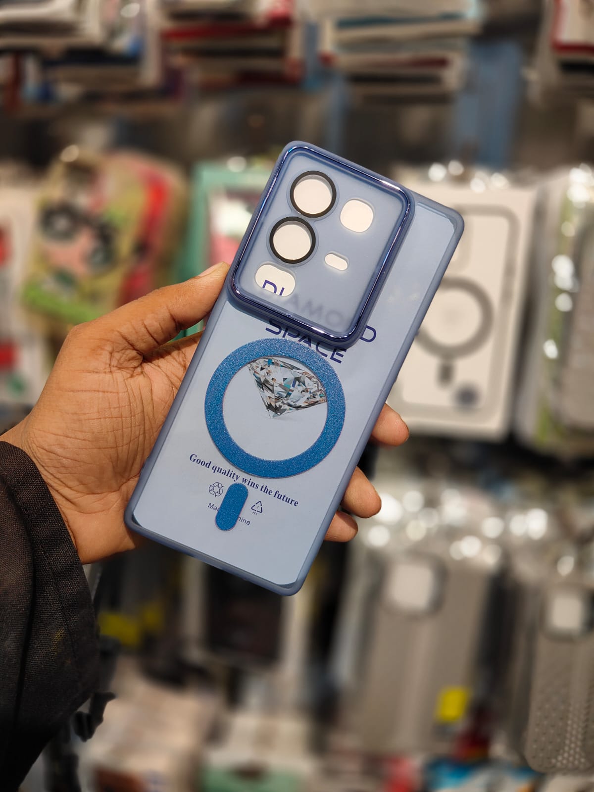 For Infinix Note 50 Pro Matte Transparent Magsafe Print Premium TPU Case Mobile Back Cover Casing-E_Store. 