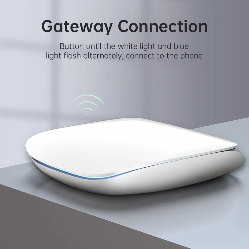 AVATTO Tuya Zigbee 3.0 Gateway Hub,Smart Home Bridge Smart Life APP Wireless Remote,Voice Control for Alexa Google Home. 