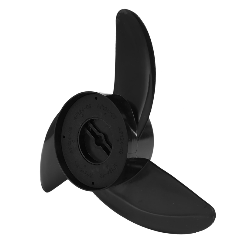 Boat 3-Blade Propellers Mount Nut Marine Dinghy Outboard Propeller. 