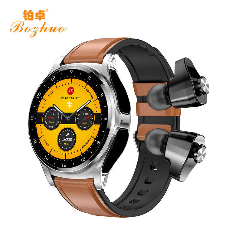 GT69 Smart Watch Earphones 2-in-1 HD Call Heart Rate Monitoring Huaqiangbei Upgraded GT66. 