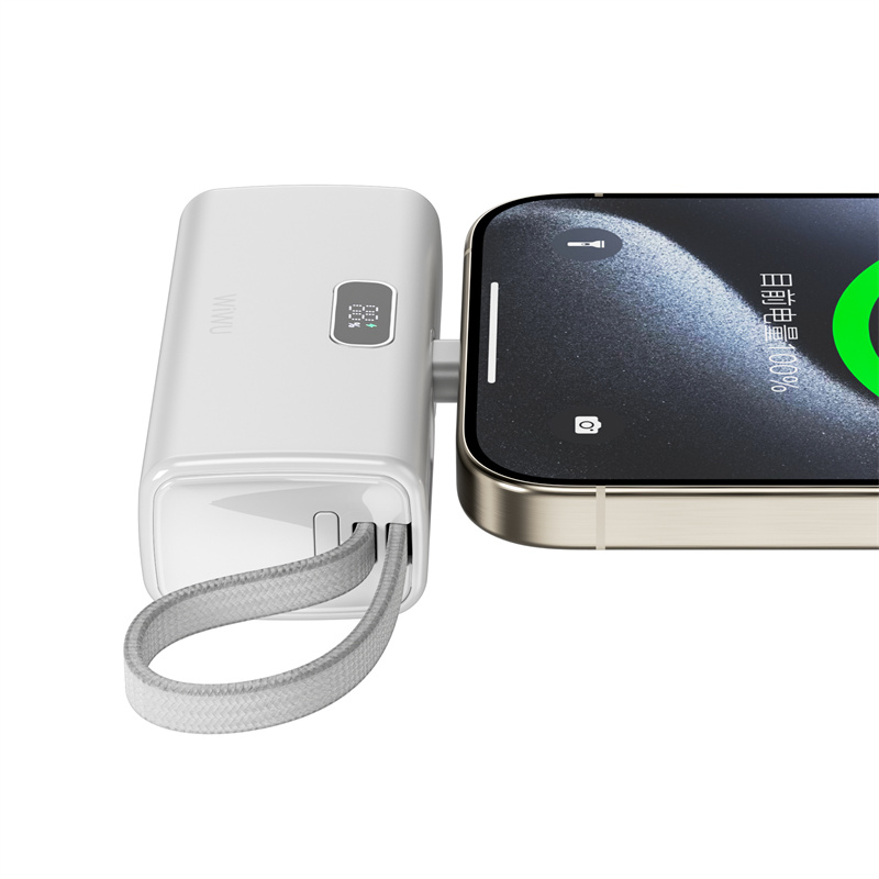 WIWU Wi-P044 Espresso 5000mAh Mini USB-C Power Bank. 