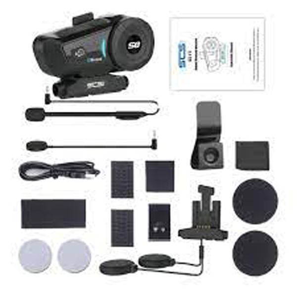 SCS ETC S-8 500M Motorcycle Helmet Bluetooth for any helmet. 