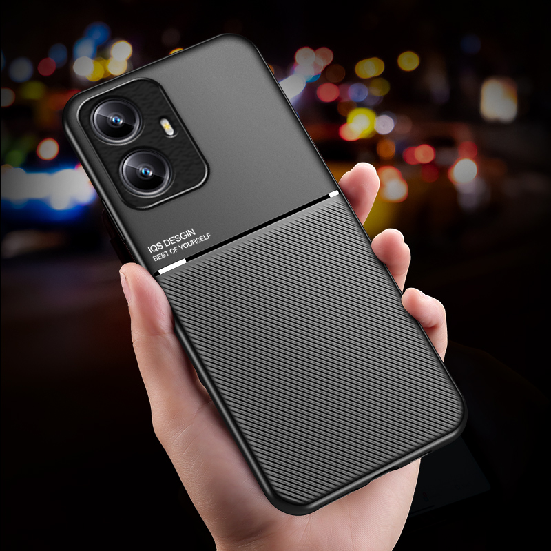 For Realmi C55 5G Case Leather Texture Magnetic Holder Phone Case For RealmeC55 Realme C55 C 55 55C 5G RMX3710 6.72 Bck Cover. 